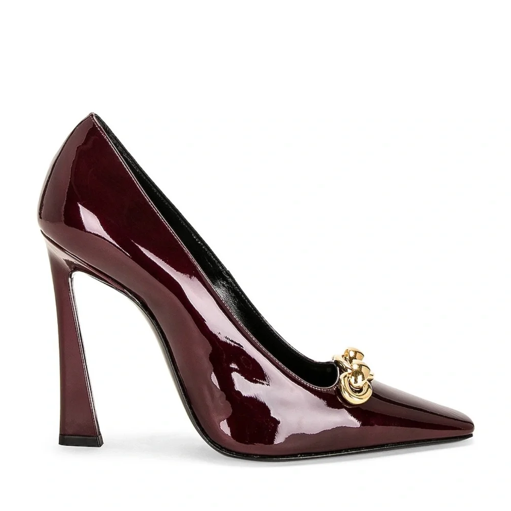 Saint Laurent Tom 110 deep bordeaux 38.5 - Picture 5 of 11